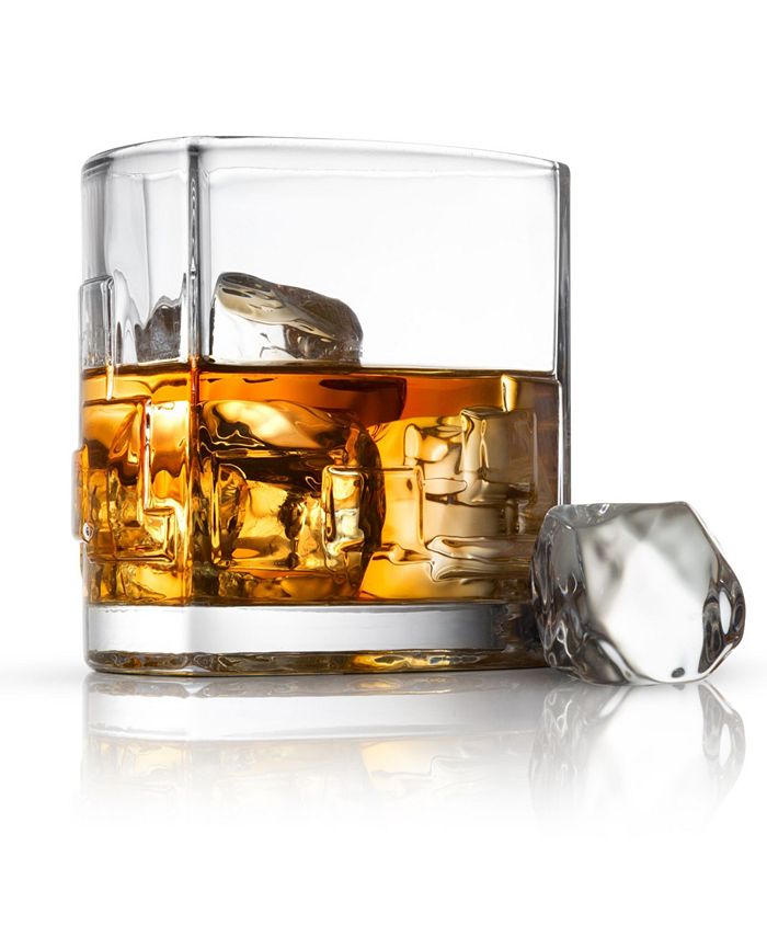 JoyJolt Revere Triangle Whiskey Glasses, Set of 4 Macy's