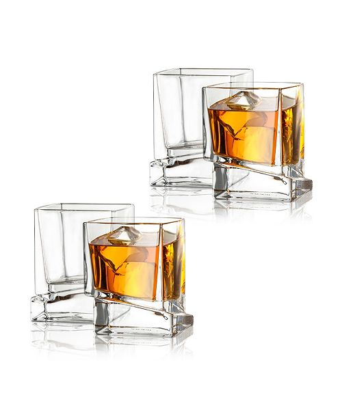 Joyjolt Carre Square Whiskey Glasses Set Of 4 Reviews