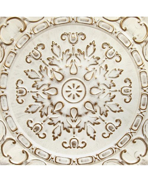 Stratton Home Decor Stratton Home Decor White European Medallion