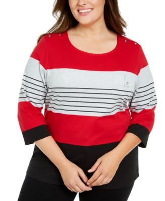 macys plus size tops karen scott