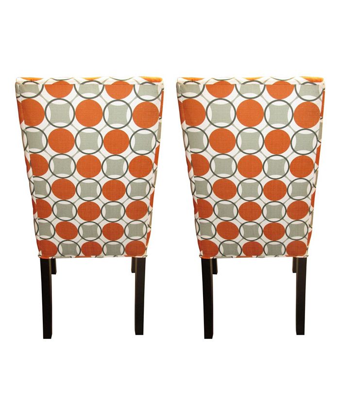 Sole Designs Halo Grani Tufted Dining Chair Set, Set of 2 - Macy's