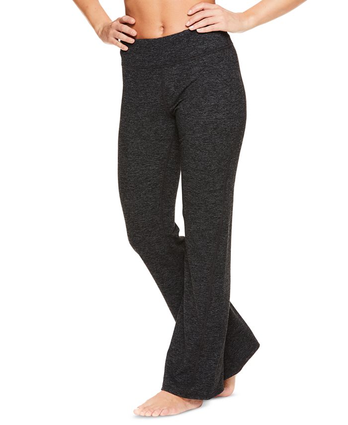 Gaiam Om Marled Yoga Pants - Macy's