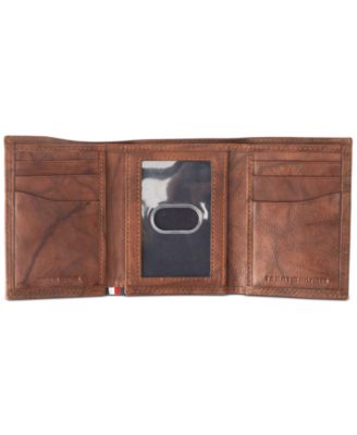 Men's Leather Billfold Pocket RFID Wallet