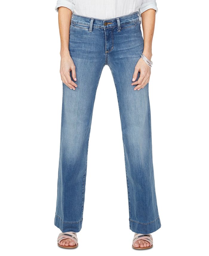 NYDJ Teresa Tummy Control Wide-Leg Jeans - Macy's