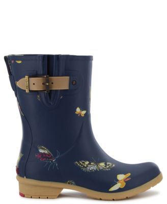 womens navy rain boots