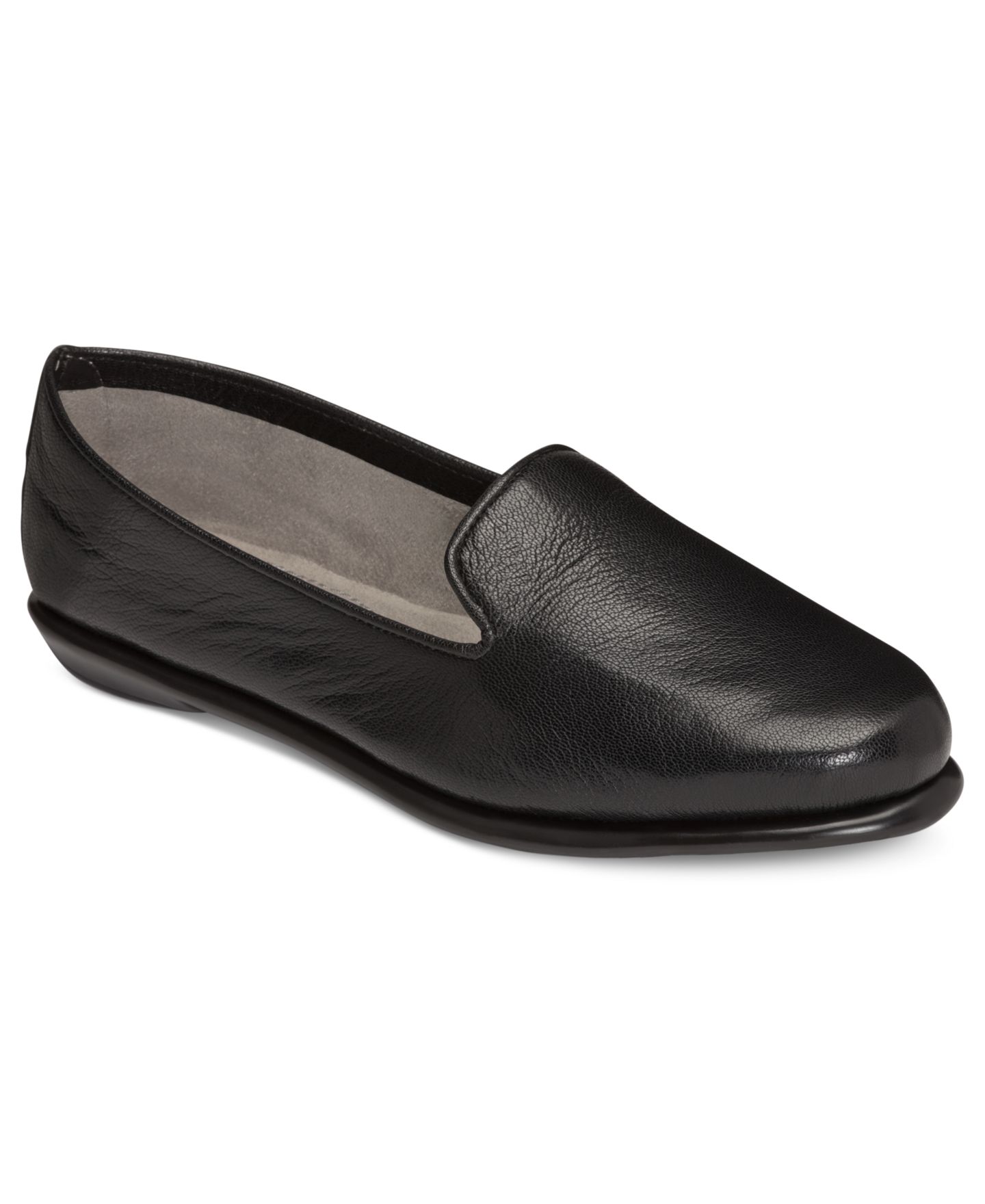 Женские повседневные балетки Aerosoles Betunia, цвет: Чёрный кожаный — фото 1