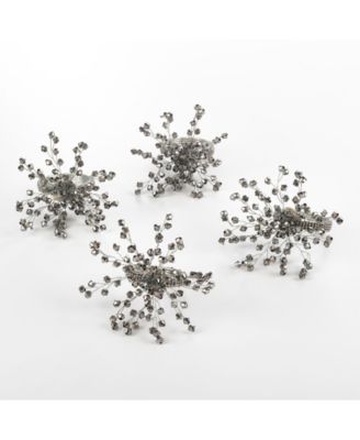 Napkin Ring Collection Beaded Napkin Ring, Set of 4
