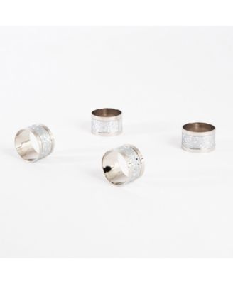 Sparkling Design Napkin Ring, Set of 4
