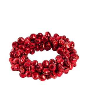 Saro Lifestyle Petite Jingle Bell Napkin Ring Set of 4