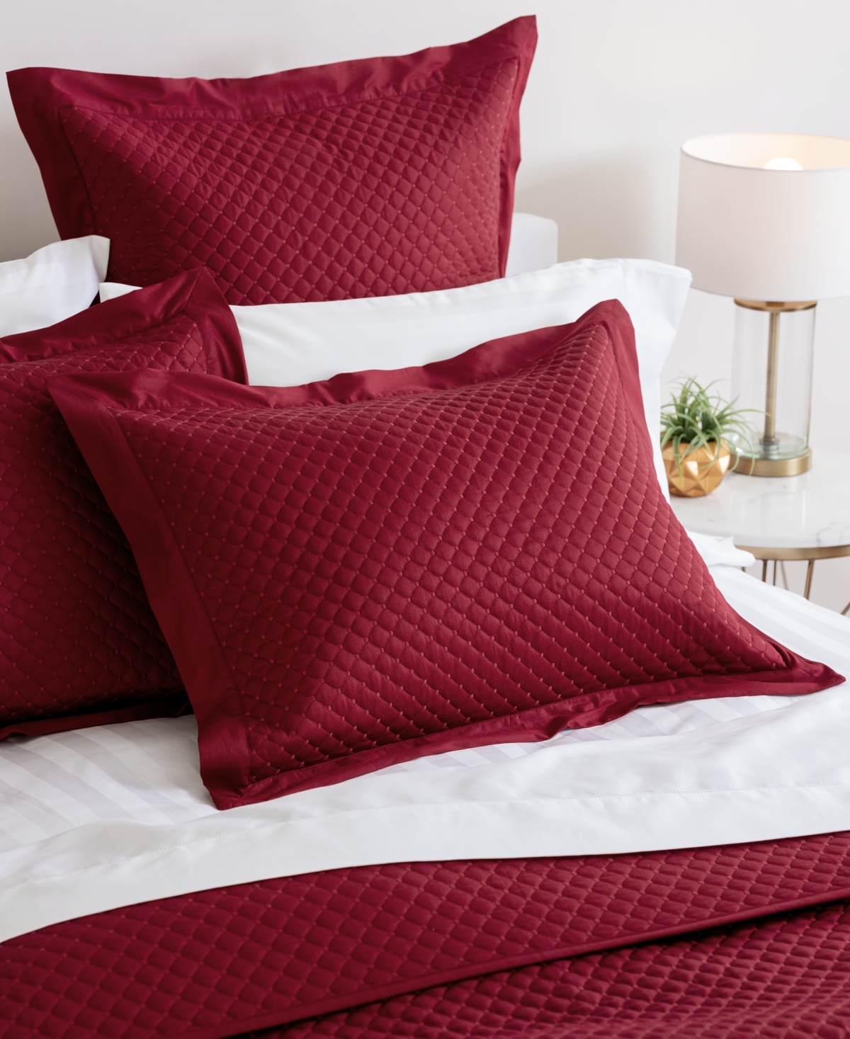 Charter Club Damask Quilted Cotton 3-Pc. Coverlet Set, King, Exclusively at Macy's