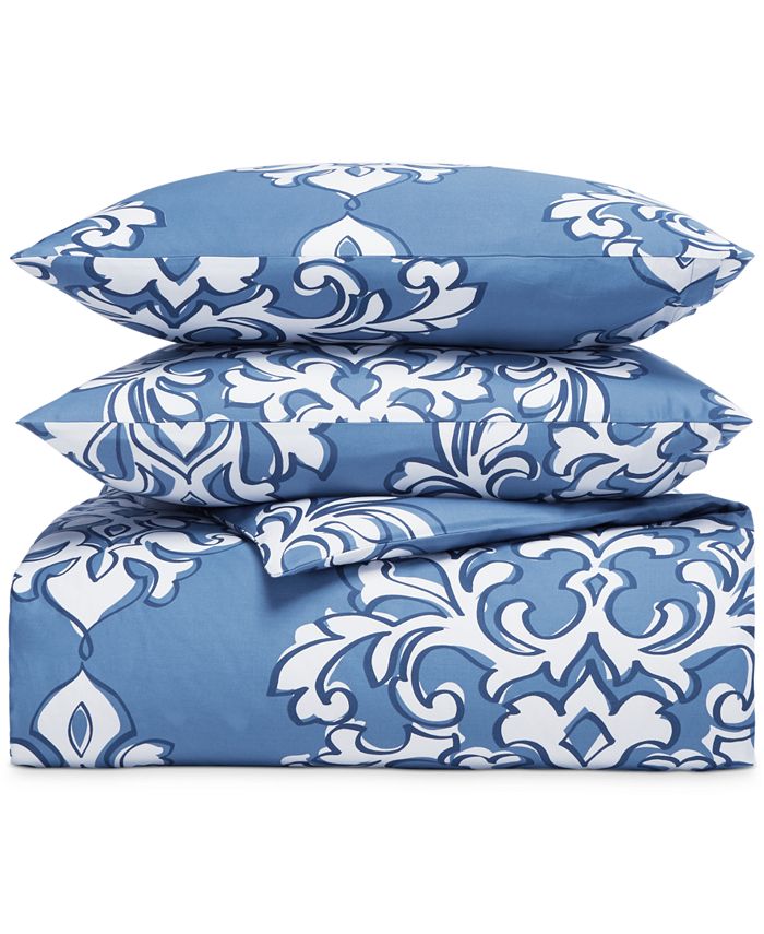 Charter Club Outline Damask 300Thread Count 3Pc. Full/Queen Comforter