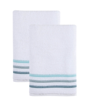 Ozan Premium Home Bedazzle Bath Towel 2-pc. Set Bedding In Green