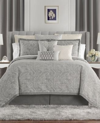 Waterford - AIDAN REVERSIBLE QUEEN 4 PC. COMFORTER SET