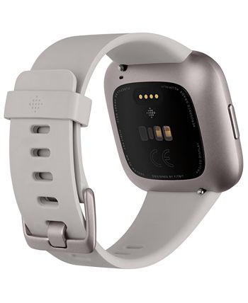 Fitbit Versa 2 Mist Gray Elastomer Strap Touchscreen Smart Watch