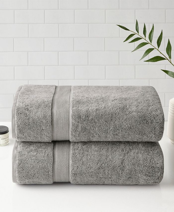 MADISON PARK SIGNATURE Cotton 6 Piece Bath Towel Set with Light