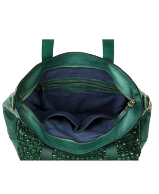 Stellar Stud Leather Tote Bag