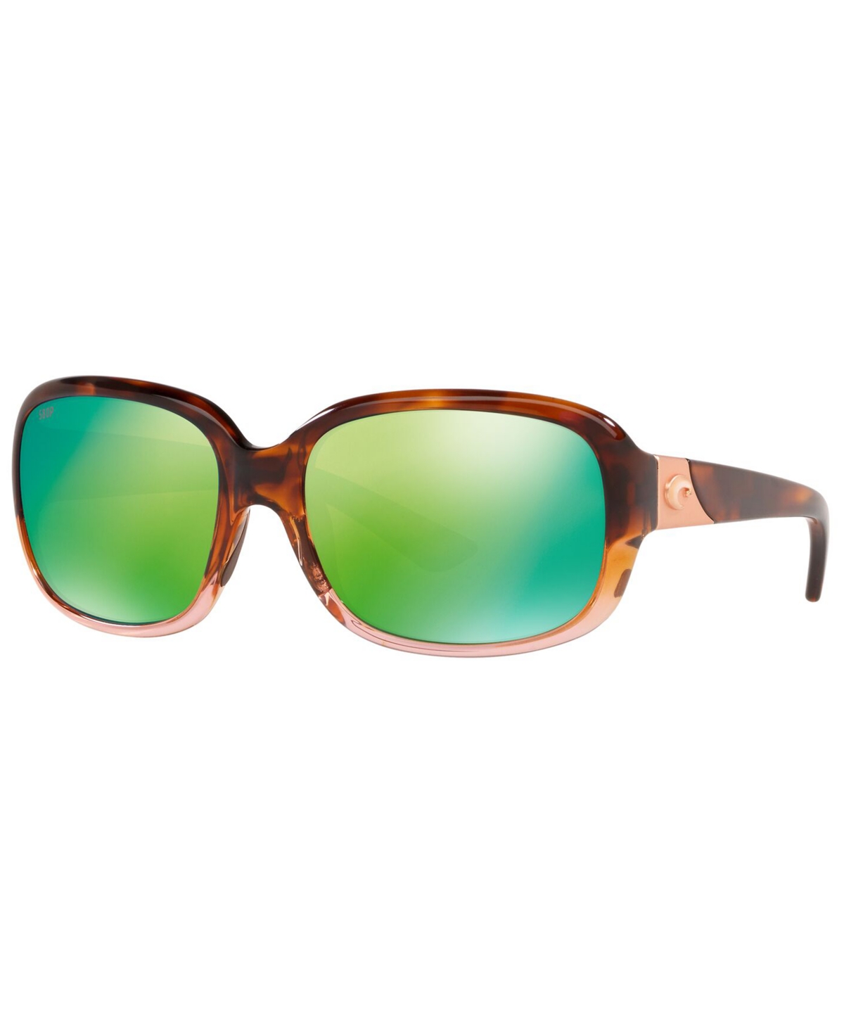 Women's Polarized Sunglasses, Gannet 58 - TORT/GRN MIR P