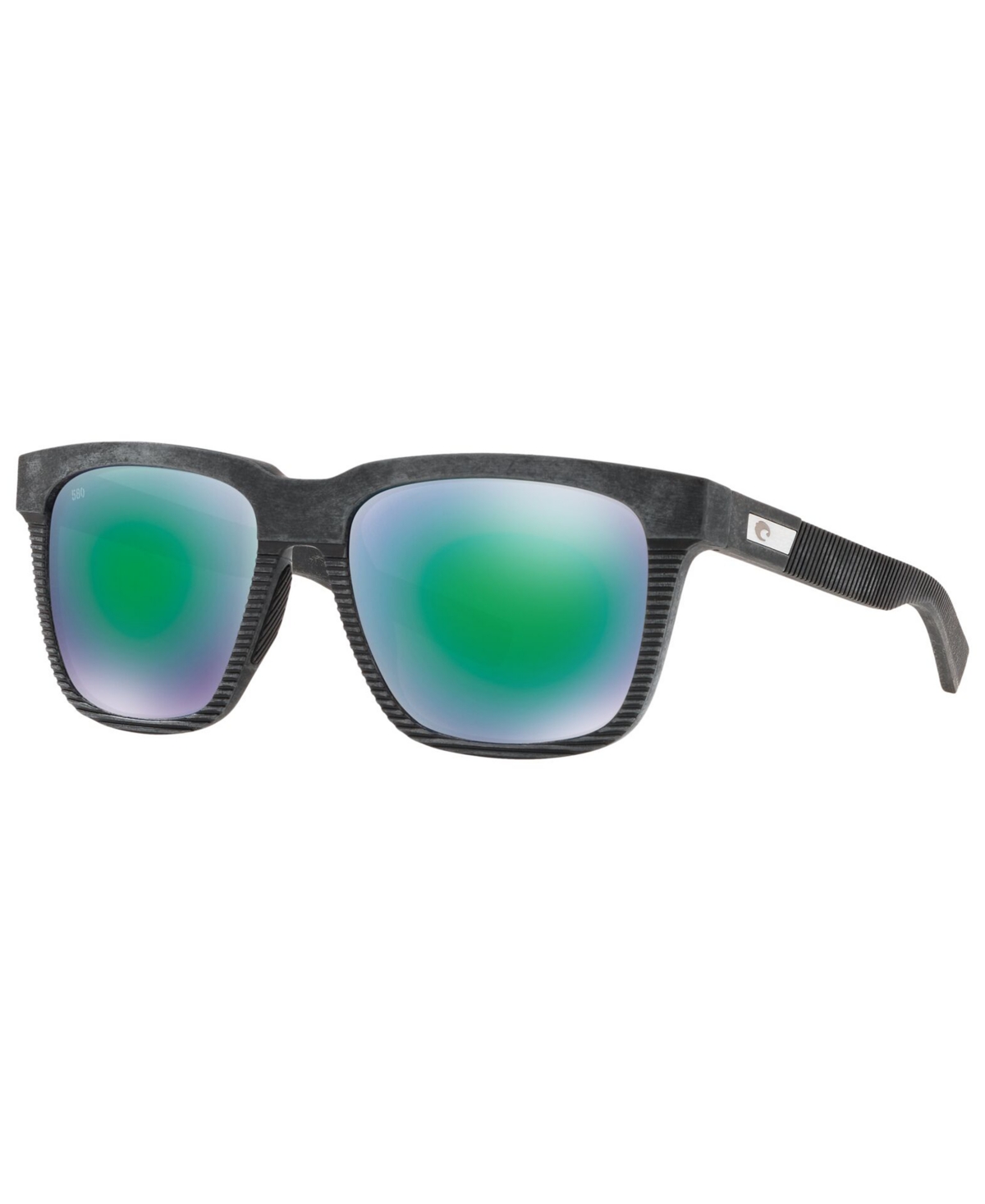 Costa Del Mar Men's Polarized Sunglasses, Pescador 55 In Black,green