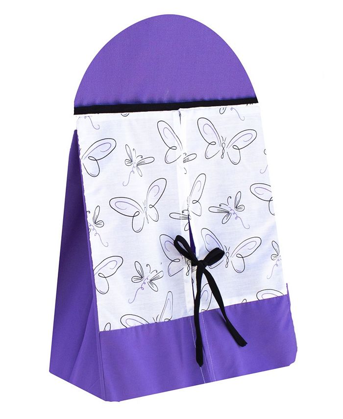 Pam Grace Creations Butterflies and Dragonflies 6 Piece Crib Bedding