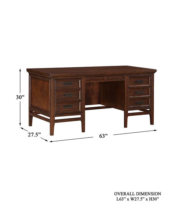 Furniture Caruth Executive Desk & Reviews Furniture Macy's