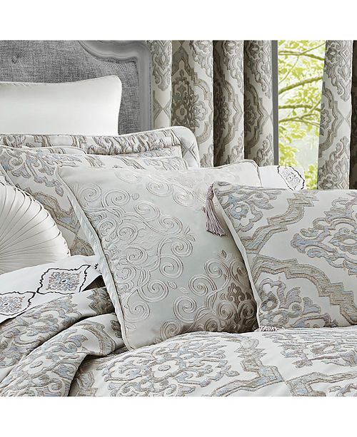 J Queen New York Eleanora 18 Square Embellished Decorative Throw