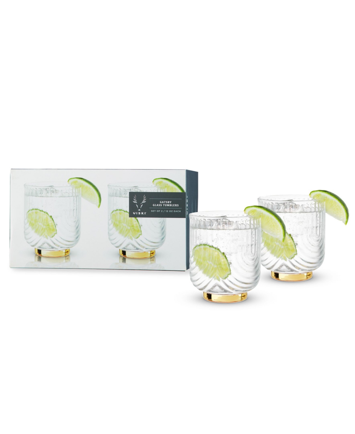Viski Gatsby Tumblers, Set of 2,