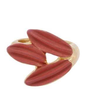 image of Robert Lee Morris Soho Sculptural Patina Leaf Cluster Ring