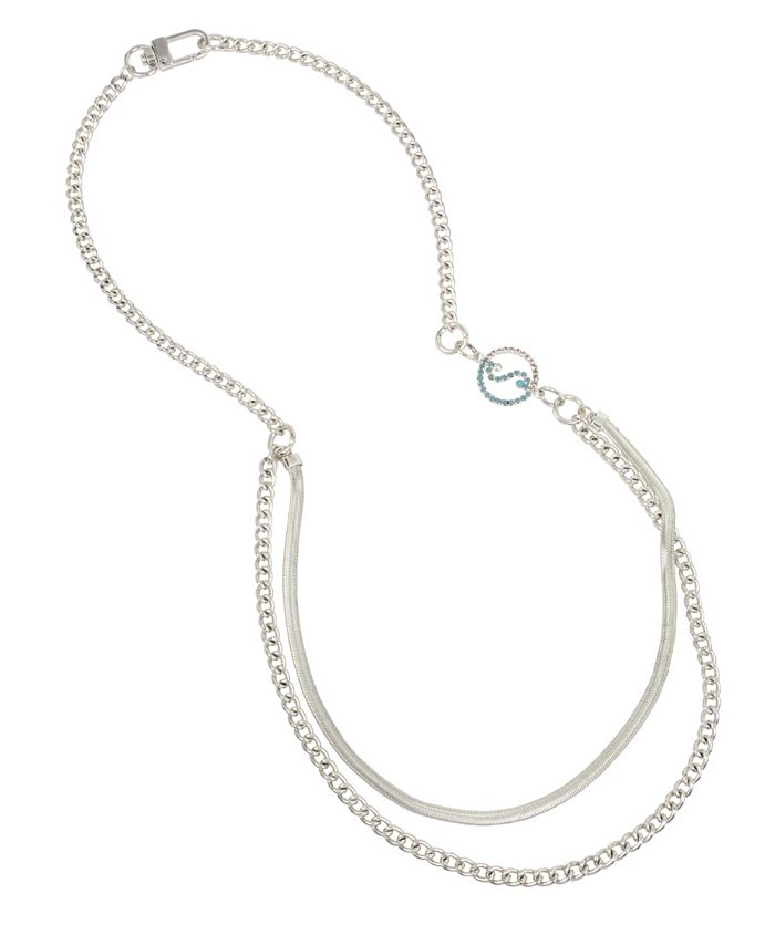 BCBGeneration Yin Yang Mixed Chain Long Layered Necklace - Macy's