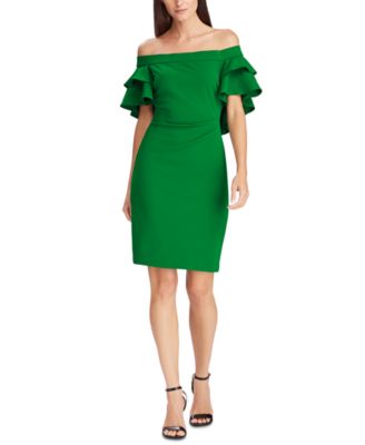 Lauren Ralph Lauren Tiered Overlay Dress Macy s