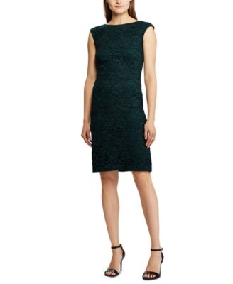 ralph lauren lace cap sleeve dress