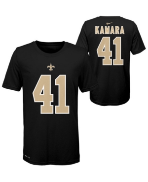 Nike Big Boys Alvin Kamara New Orleans Saints Pride Name and Number T-Shirt