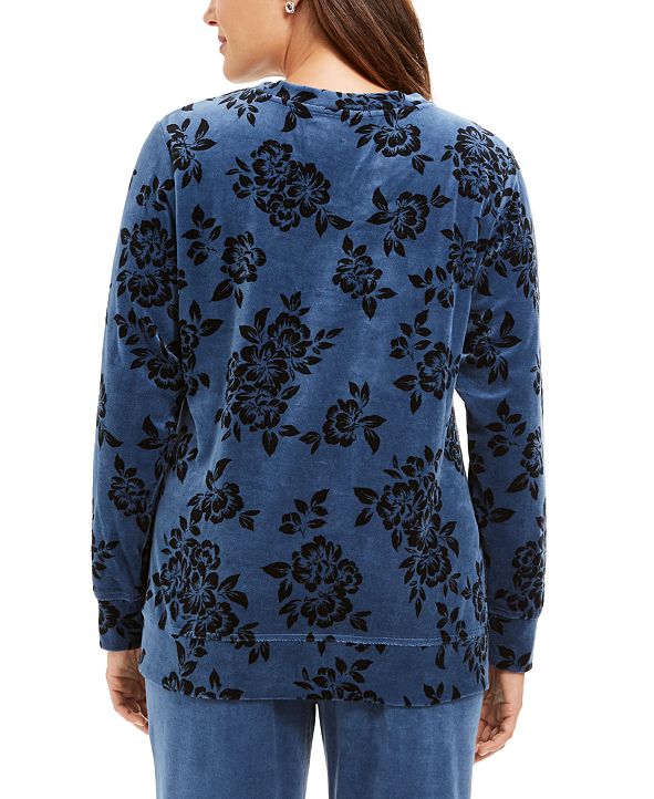 macys karen scott petite sweatshirts