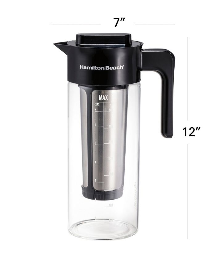 Hamilton Beach 1.7L Cold Brew Pitcher & Reviews Coffee Makers Kitchen Macy's