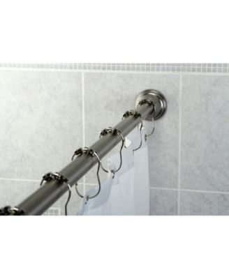  Decorative Flange 72-inch Tension Shower Rod
