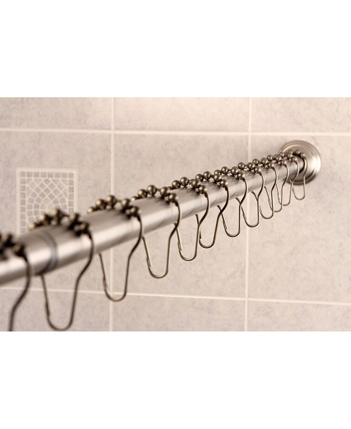 Kingston Brass Edenscape Straight Shower Curtain Rod with Shower