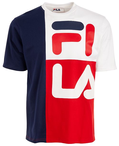 Fila Men S Logo Graphic T Shirt Reviews T Shirts Men Macy S