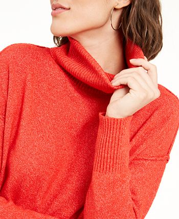Bar III - Turtleneck High-Low Sweater