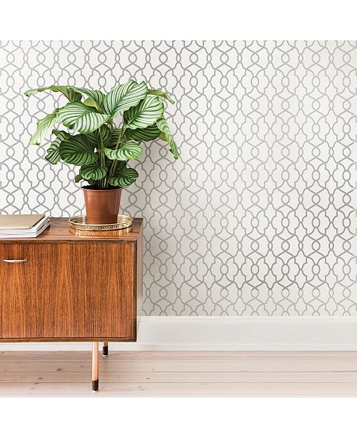 NuWallpaper 216" x 20.5" Clearly Cool Peel Stick Wallpaper ...