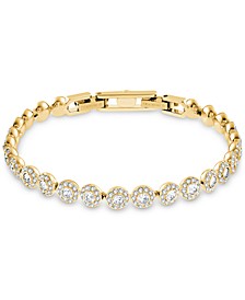 Gold-Tone Crystal Flex Bracelet