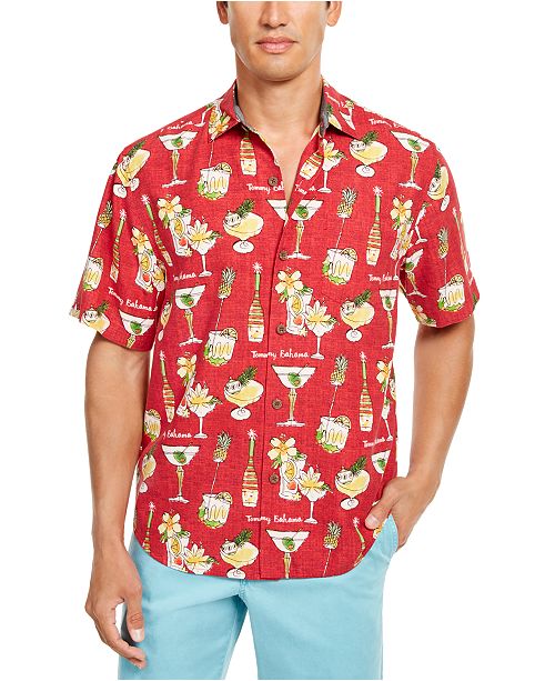 Tommy Bahama Men S Merry Martini Graphic Shirt Reviews