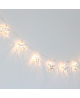 The Peanutshell - Farmhouse Twinkle Stars LED Lighted Garland