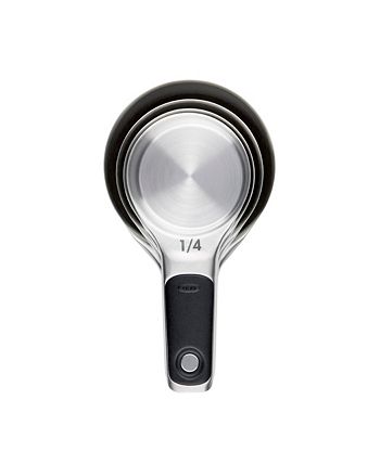 OXO Good Grips Stainless Steel Measuring Cups (4Pc.) - KnifeCenter -  OXO76381 - Discontinued