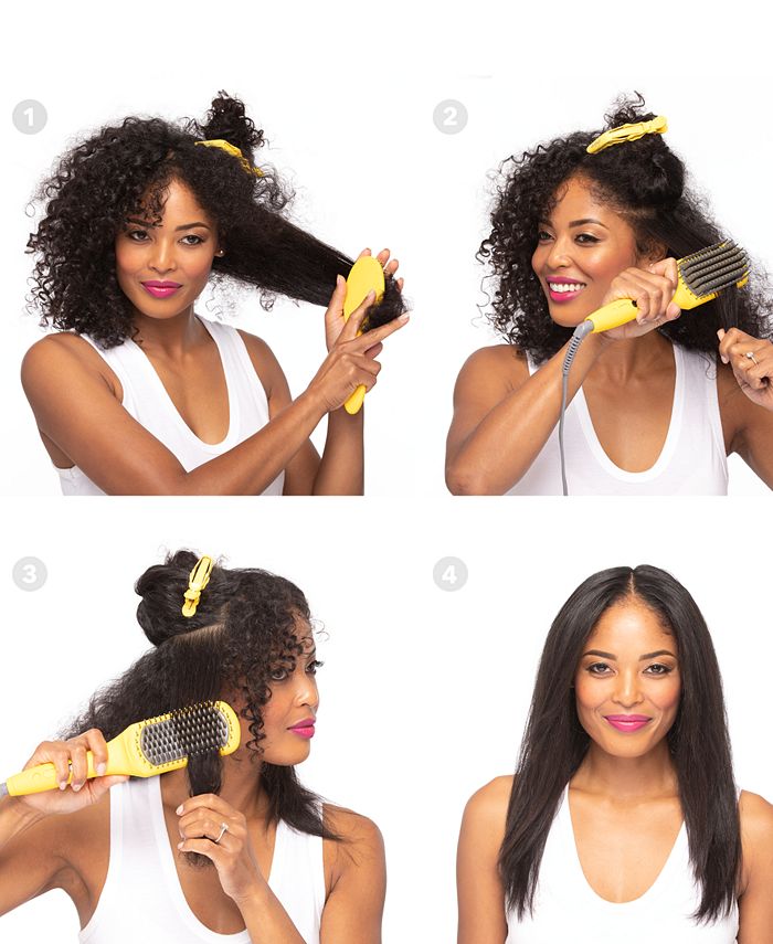 Drybar The Brush Crush Heated Straightening Brush Macy's