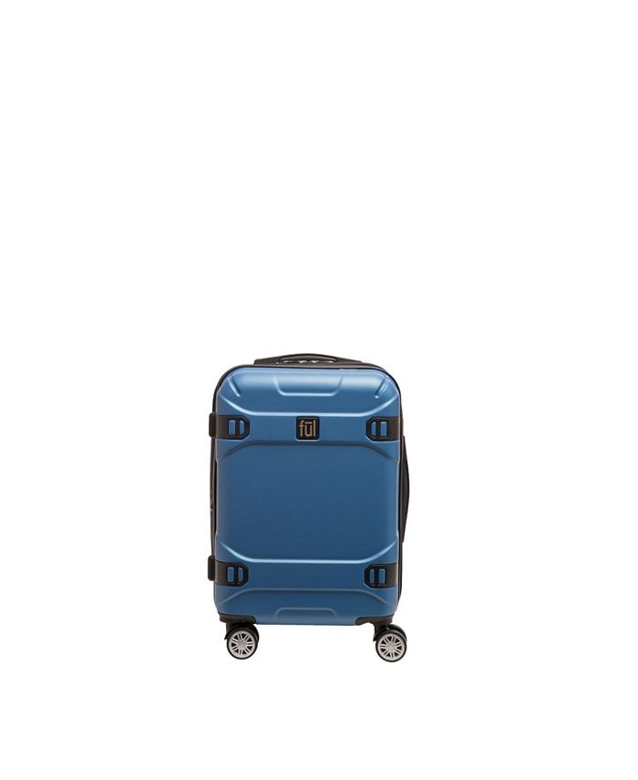 FUL Molded Detail 21" Hard Sided Rolling Luggage Macy's