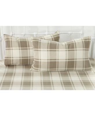 Great Bay Home Fashions Great Bay Home Fleece Printed King Sheet Set ...