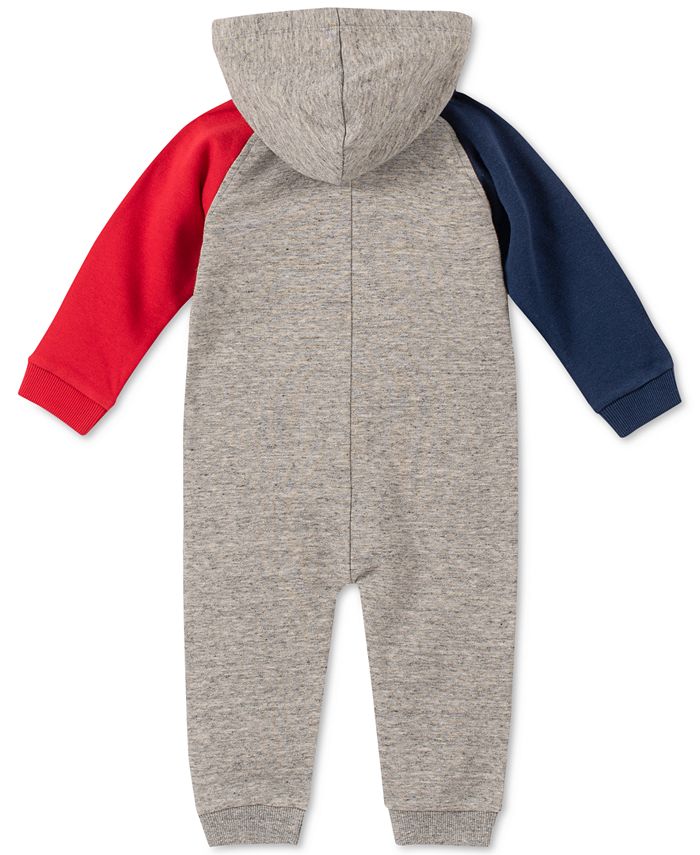Tommy Hilfiger Baby Boys Hooded Coverall - Macy's