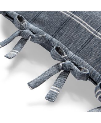 Eva Windowpane Decorative Pillow, 18" x 18"