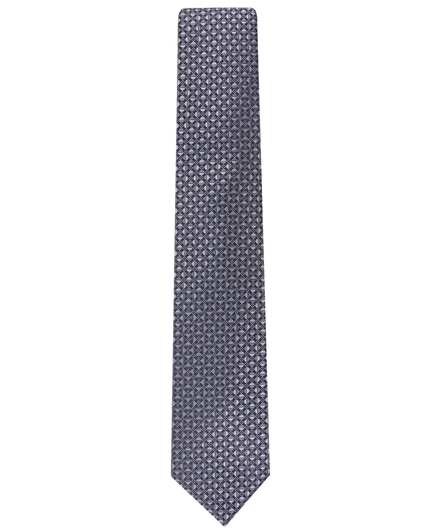 Мужской галстук Perry Ellis Dexter с мелким узором, цвет: Чёрный — фото 2