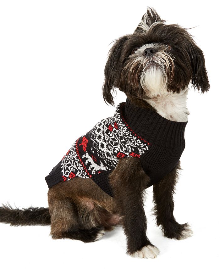 Charter Club Fair Isle Dog Family Family Sweater Created For