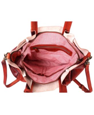 Women's Genuine Leather Sprout Land Tote Bag